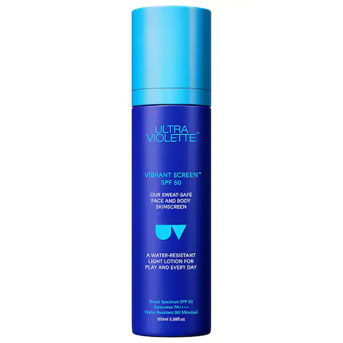 Vibrant Screen SPF 50 Water Resistant Face and Body Sunscreen - Ultra Violette | Sephora | Sephora (US)