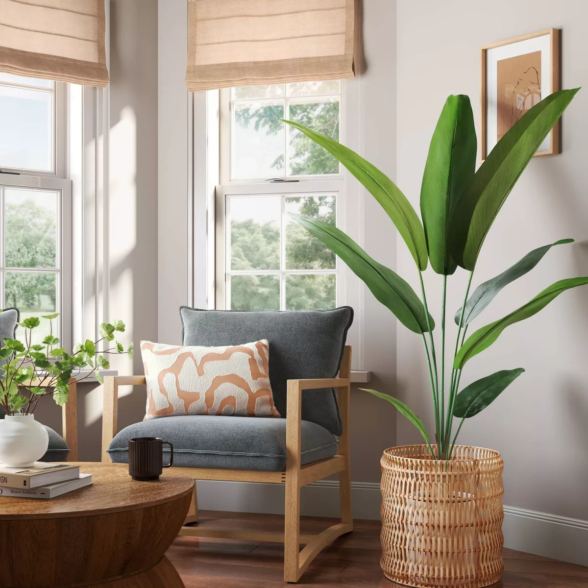 Large Vertical Natural Weave Basket - Threshold™ | Target