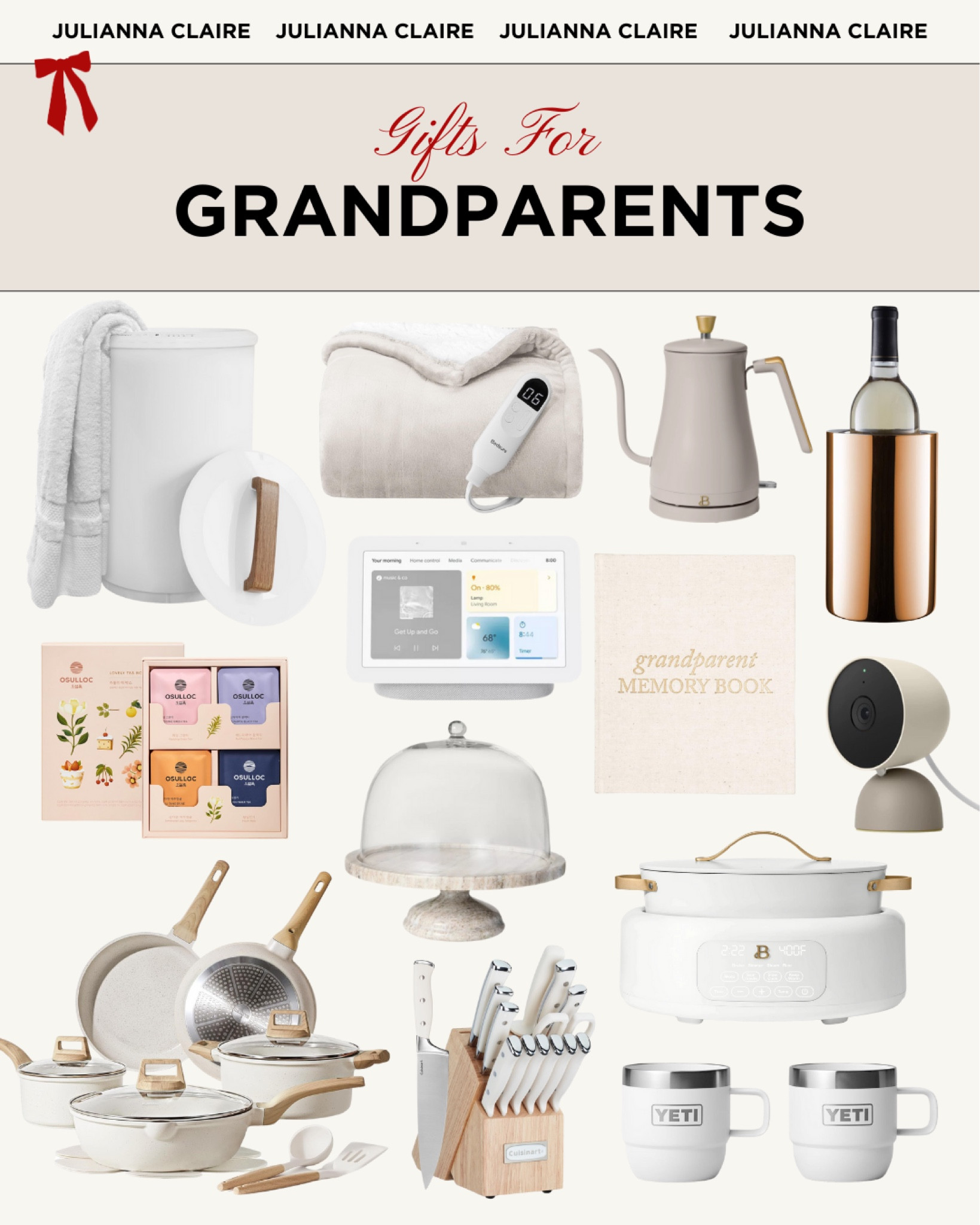 Gift guide for the grandparents 🎄✨

Holiday gift ideas for grandparents // Gift guide for grandparents 

#LTKHome #LTKHoliday #LTKGiftGuide