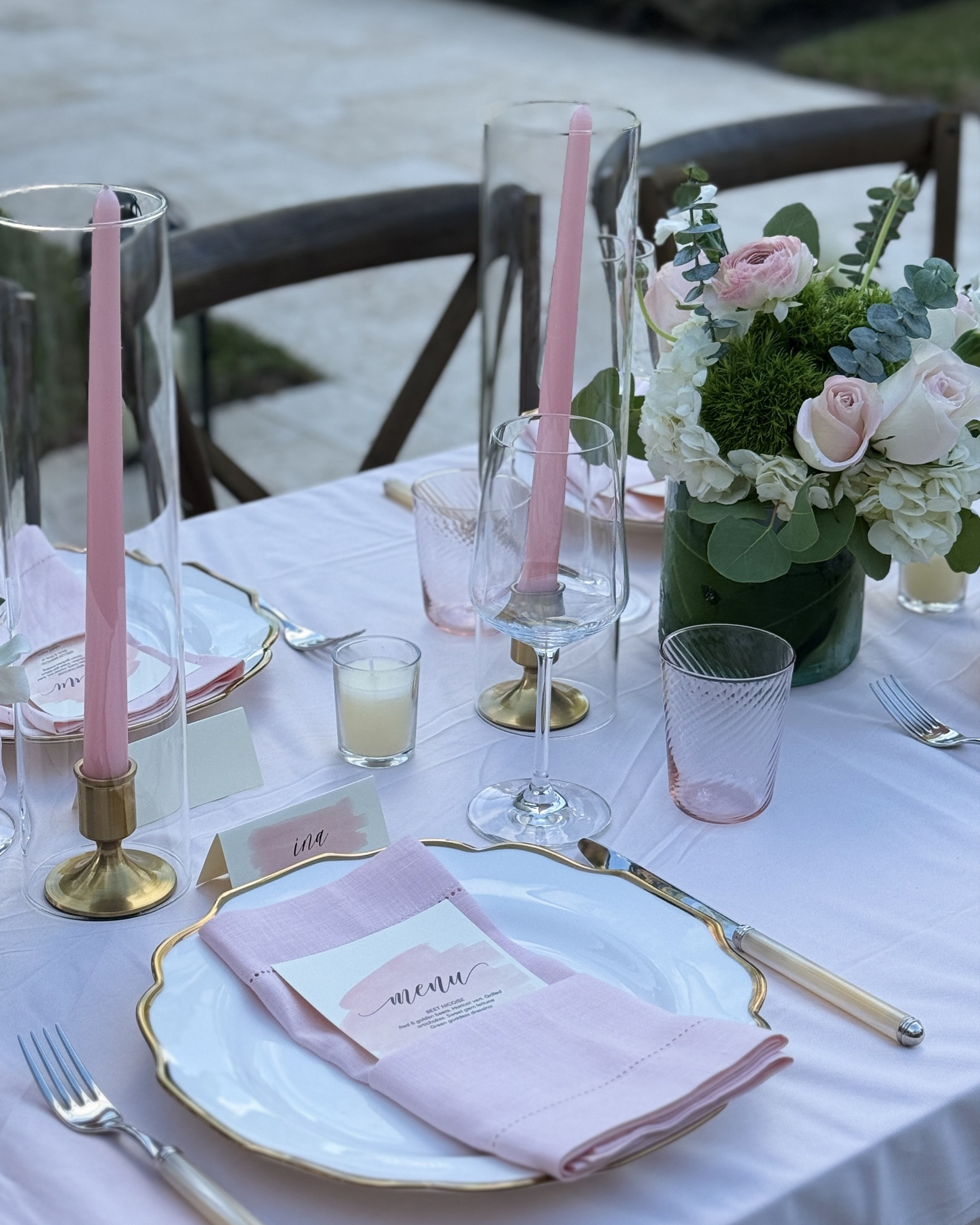 Birthday table scape 🩷

#LTKOver40 #LTKWedding #LTKHome