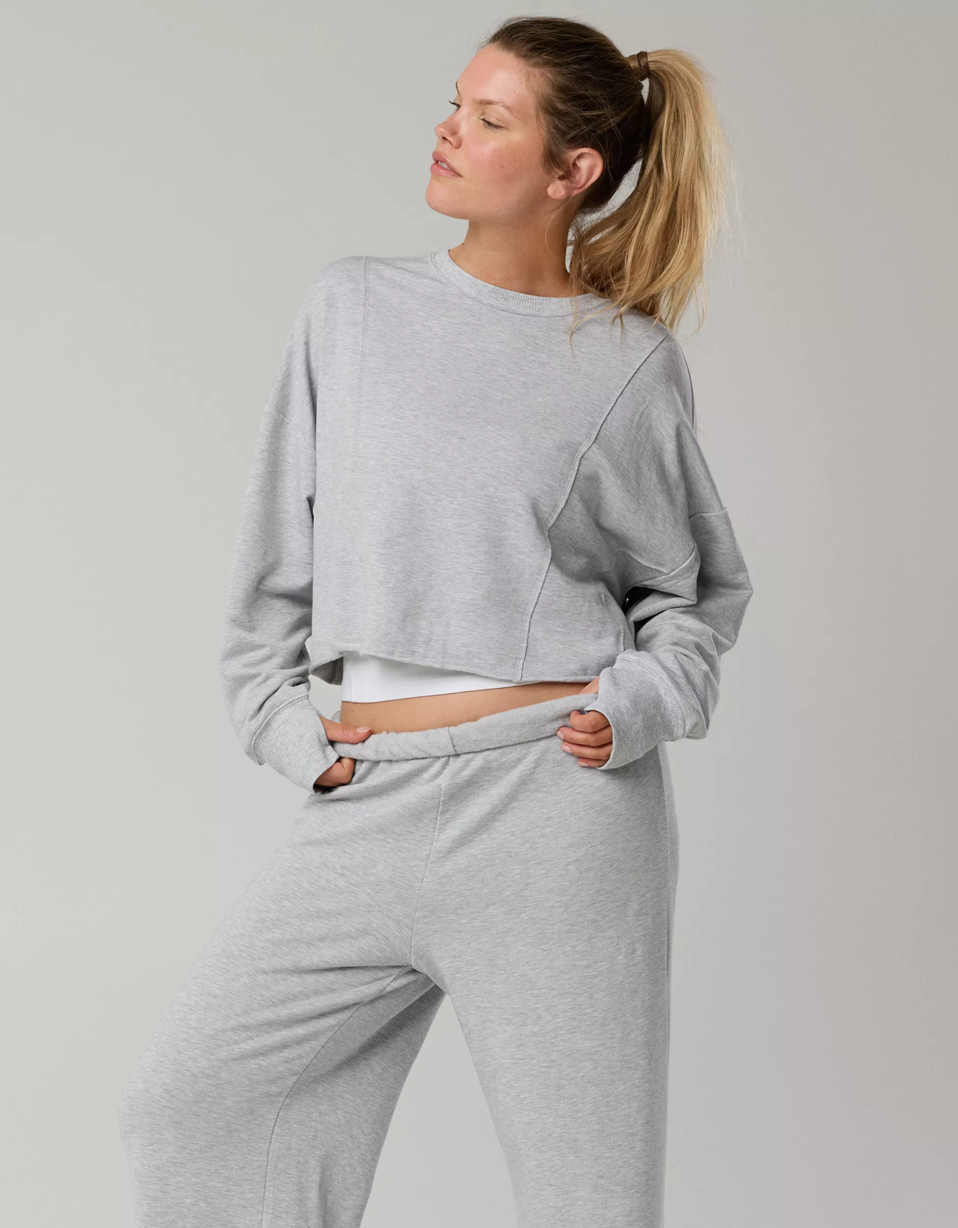 OFFLINE By Aerie OTT Seamed Crewneck Sweatshirt | Aerie