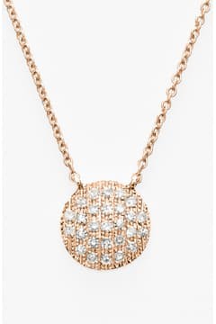 'Lauren Joy' Diamond Disc Pendant Necklace | Nordstrom