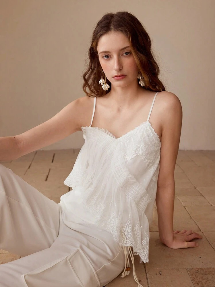 2 Items

Women Tank Tops & Camis

Women Pants
CA$47.00
MOTF PREMIUM CONTRAST LACE ASYMMETRICAL HEM CAMI TOP,SPRING/SUMMER
4.78
(23)
Size
CA
Size Guide
US 2 (XS)
US 4 (S)
1 Left
US 6 (M)
US 8/10 (L)
95% of customers thought it was true to size 
Not your size? Tell me your size 
 | SHEIN