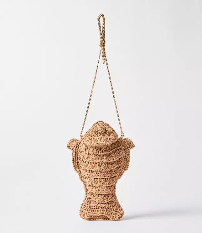 Fish Raffia Bag | LOFT