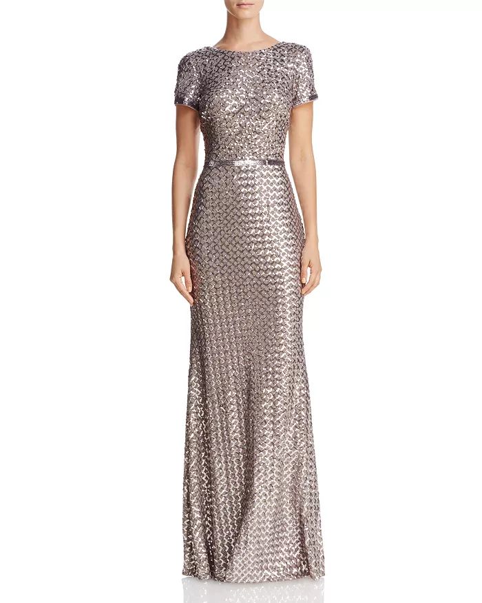 Belted Sequin Gown - 100% Exclusive | Bloomingdale's (US)
