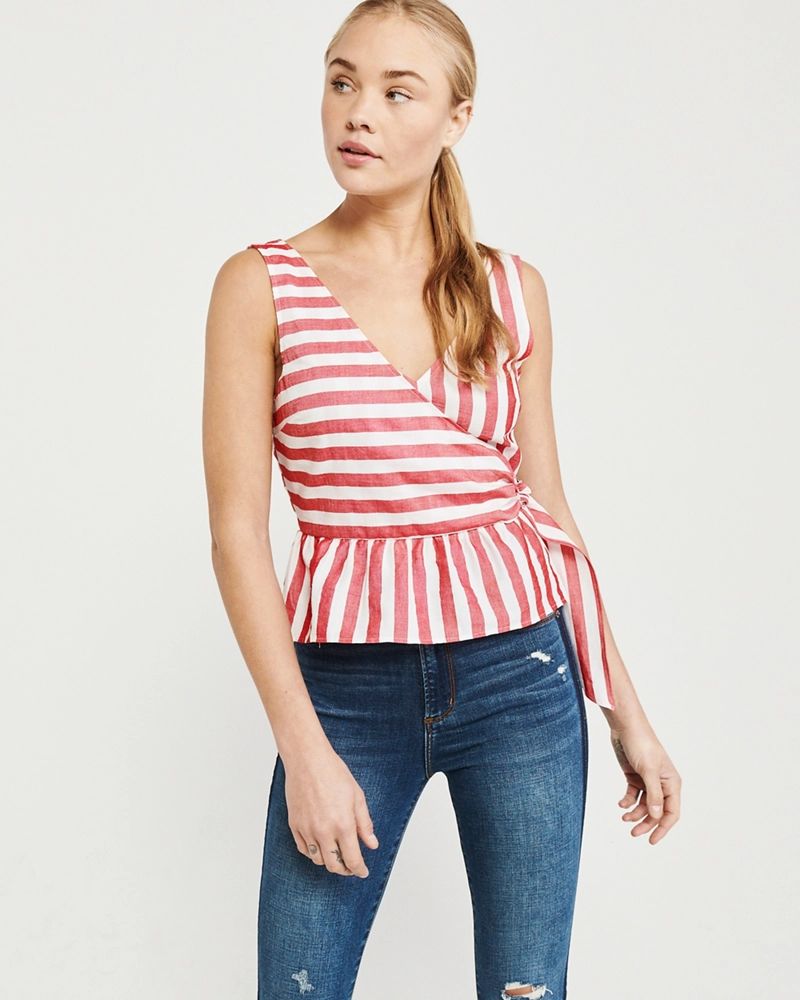 Wrap-Front Tank | Abercrombie & Fitch US & UK