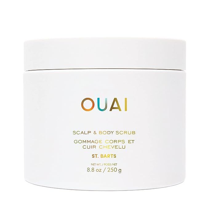 OUAI St. Bart’s Scalp and Body Scrub, Deep-Cleansing Sugar Scrub for Hair and Skin that Exfolia... | Amazon (US)