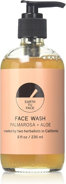 Earth Tu Face Organic Palmarosa + Aloe Face Wash | Amazon (US)