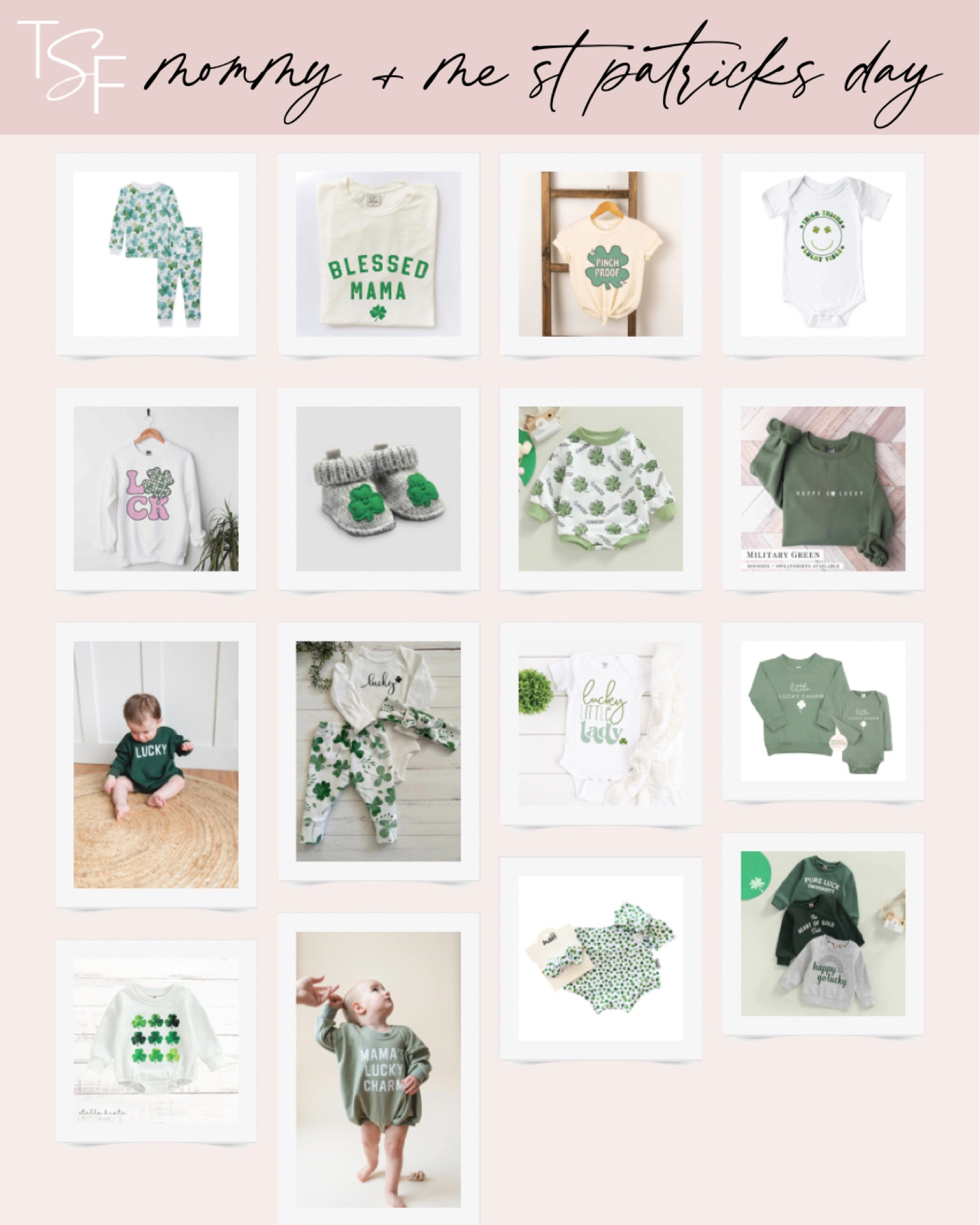 mommy + me st Patrick’s day 