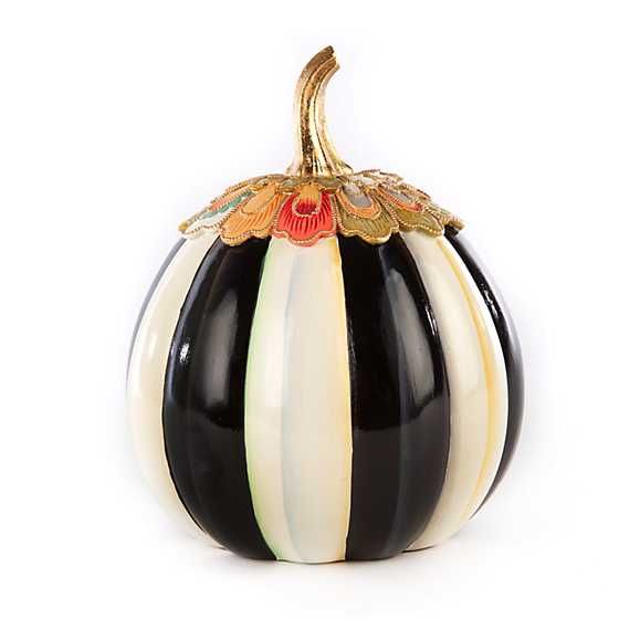 Aurora Stripe Pumpkin - Small | MacKenzie-Childs