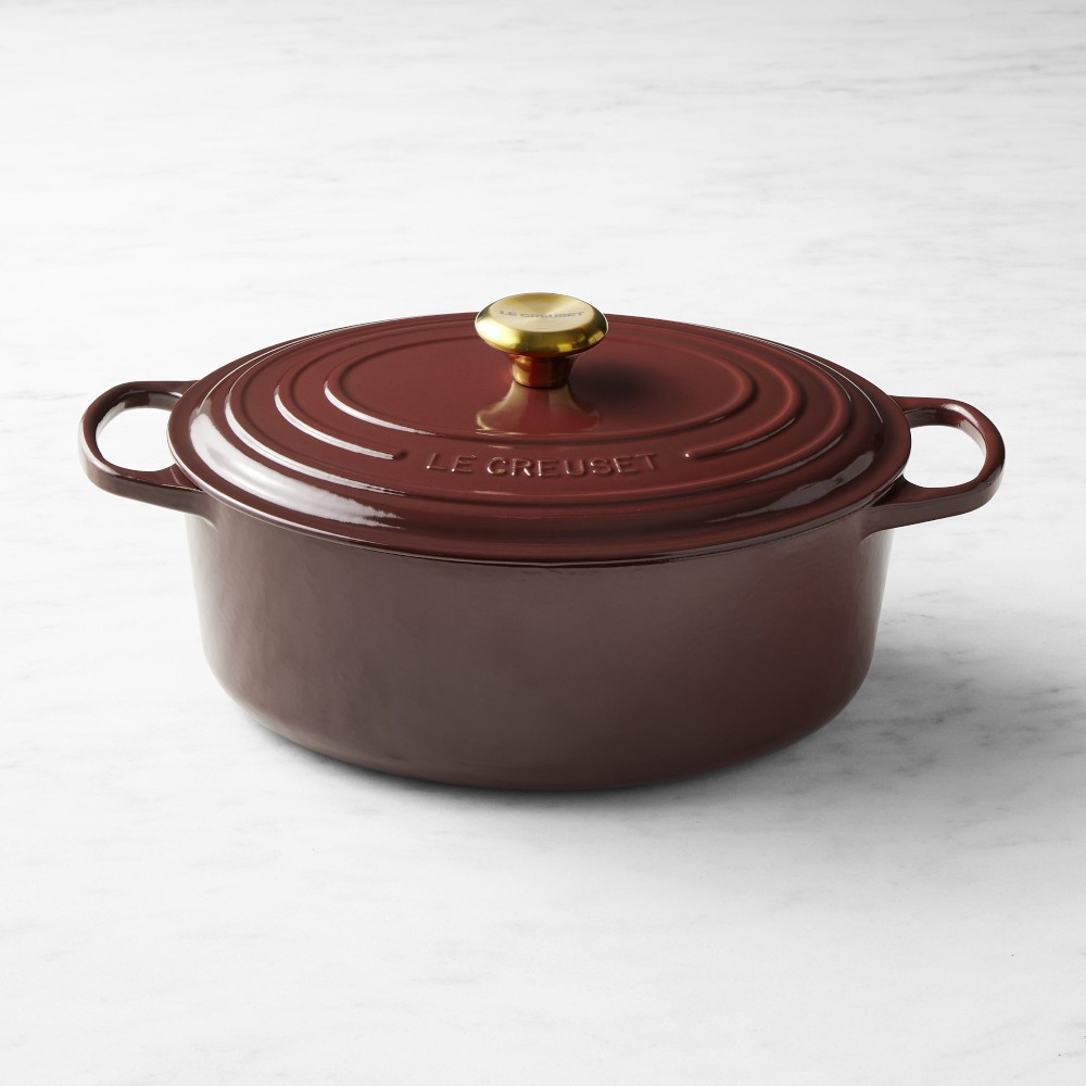 Le Creuset Signature Enameled Cast Iron Oval Dutch Oven | Williams-Sonoma