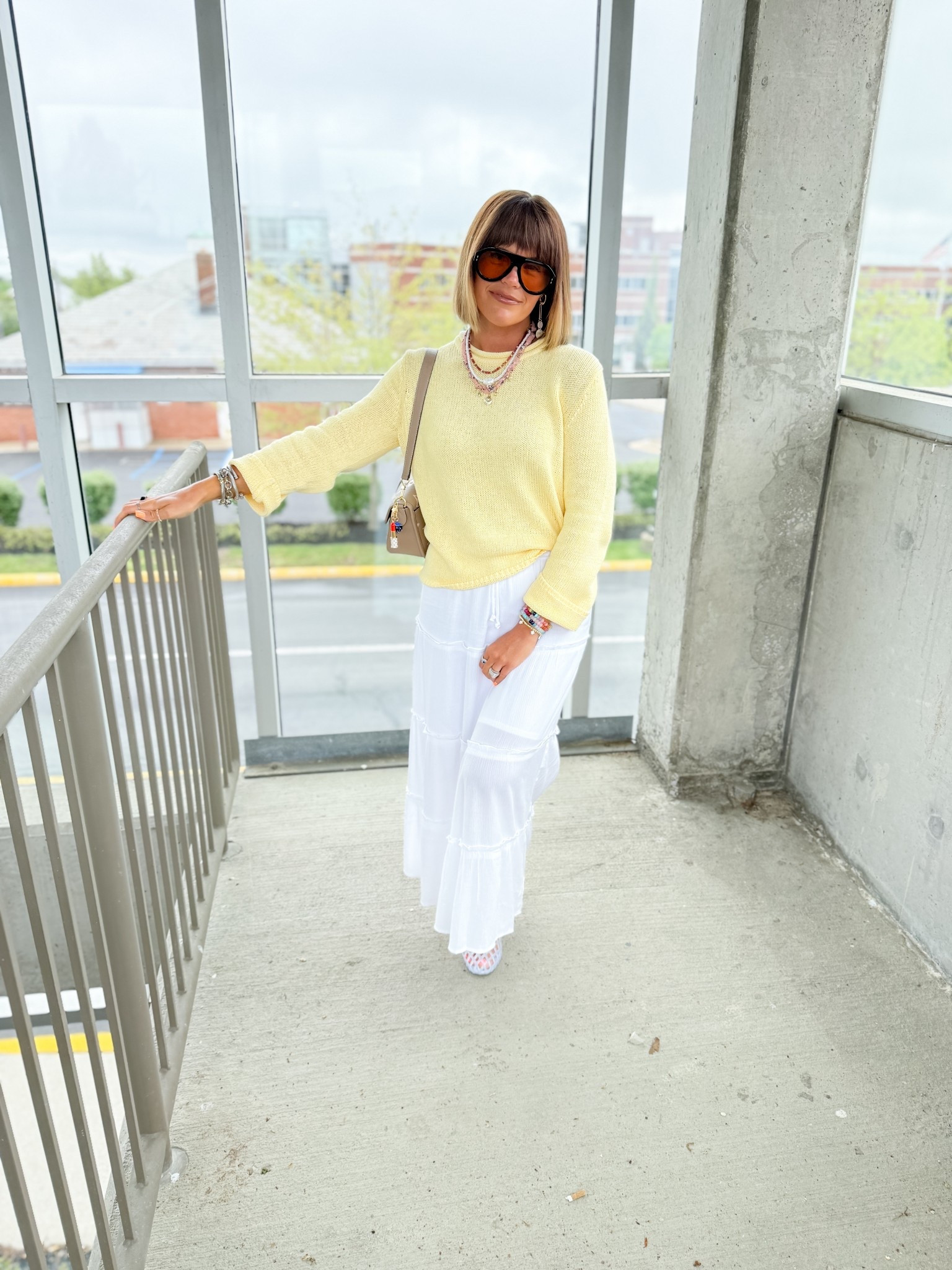 Spring ootd featuring yellow!!! 💛☀️🧈✨

Sweater/ m sized up 1 
Skirt/ xxs I also have it in xs and I like how both fit. Xs would be tts 
Jelly’s/ 8 tts 

Target 
Target finds 
Target style 
Walmart skirt 
Tiered skirt 
Jelly shoes 
Summer sweater 

#LTKTravel #LTKStyleTip #LTKSaleAlert