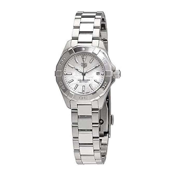 Tag Heuer Aquaracer White Mother of Pearl Dial Ladies Watch WBD1411.BA0741 | Amazon (US)