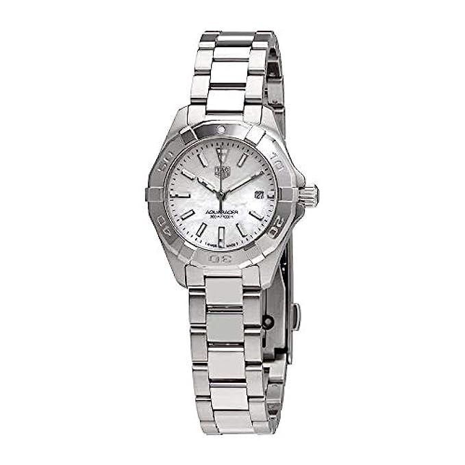Tag Heuer Aquaracer White Mother of Pearl Dial Ladies Watch WBD1411.BA0741 | Amazon (US)