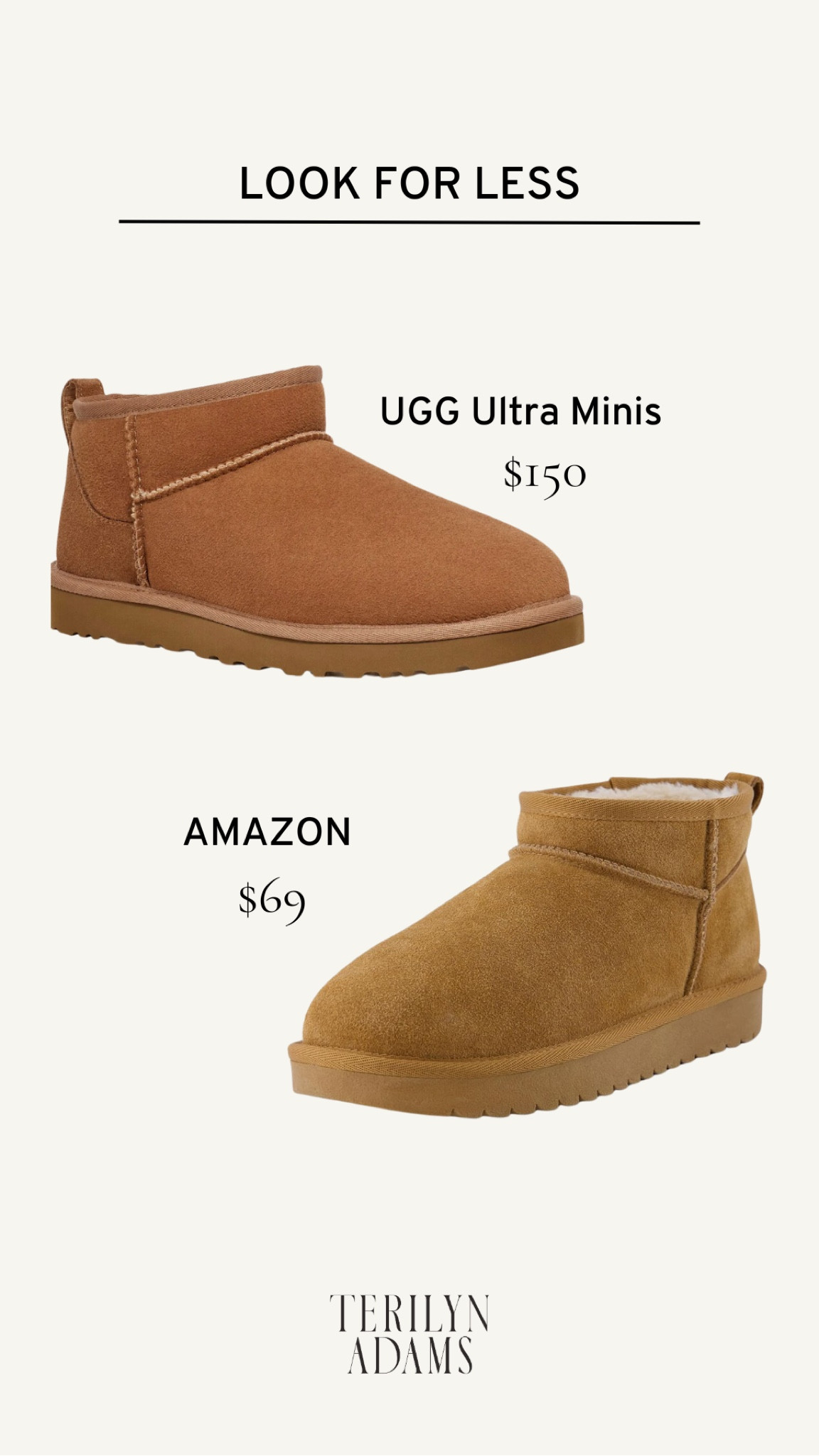UGG Ultra Mini boots for look for LESS! 

#LTKshoecrush #LTKfindsunder100 #LTKSeasonal