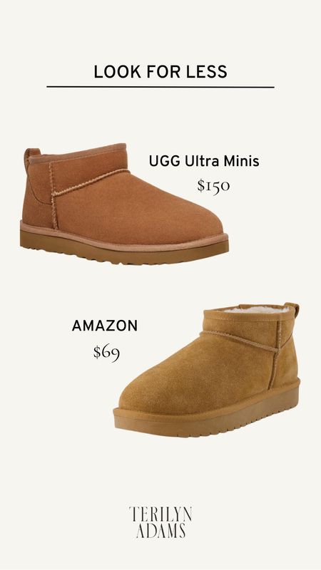 UGG Ultra Mini boots for look for LESS! 

#LTKshoecrush #LTKfindsunder100 #LTKSeasonal