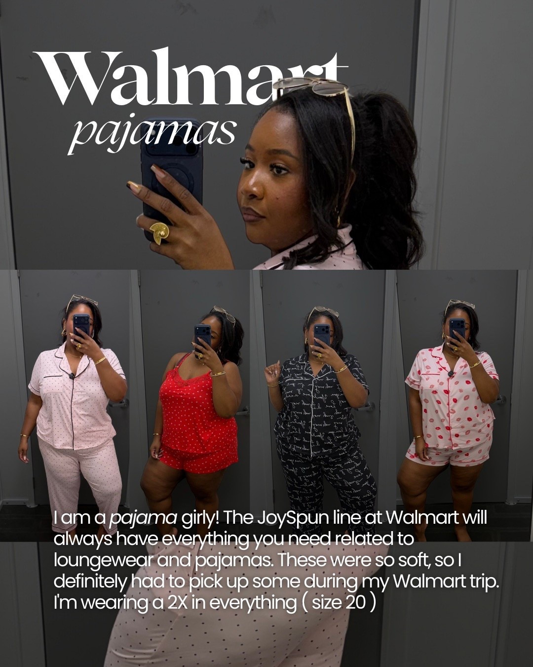 Things I spend my money on — Walmart edition ✨
I’m obsessed with the JoySpun pajamas. If you’ve seen me rave about the Soma Cool Nights PJs but thought they were a bit pricey, these are such a good, affordable alternative.

#LTKootd #LTKPlusSize #LTKgrwm