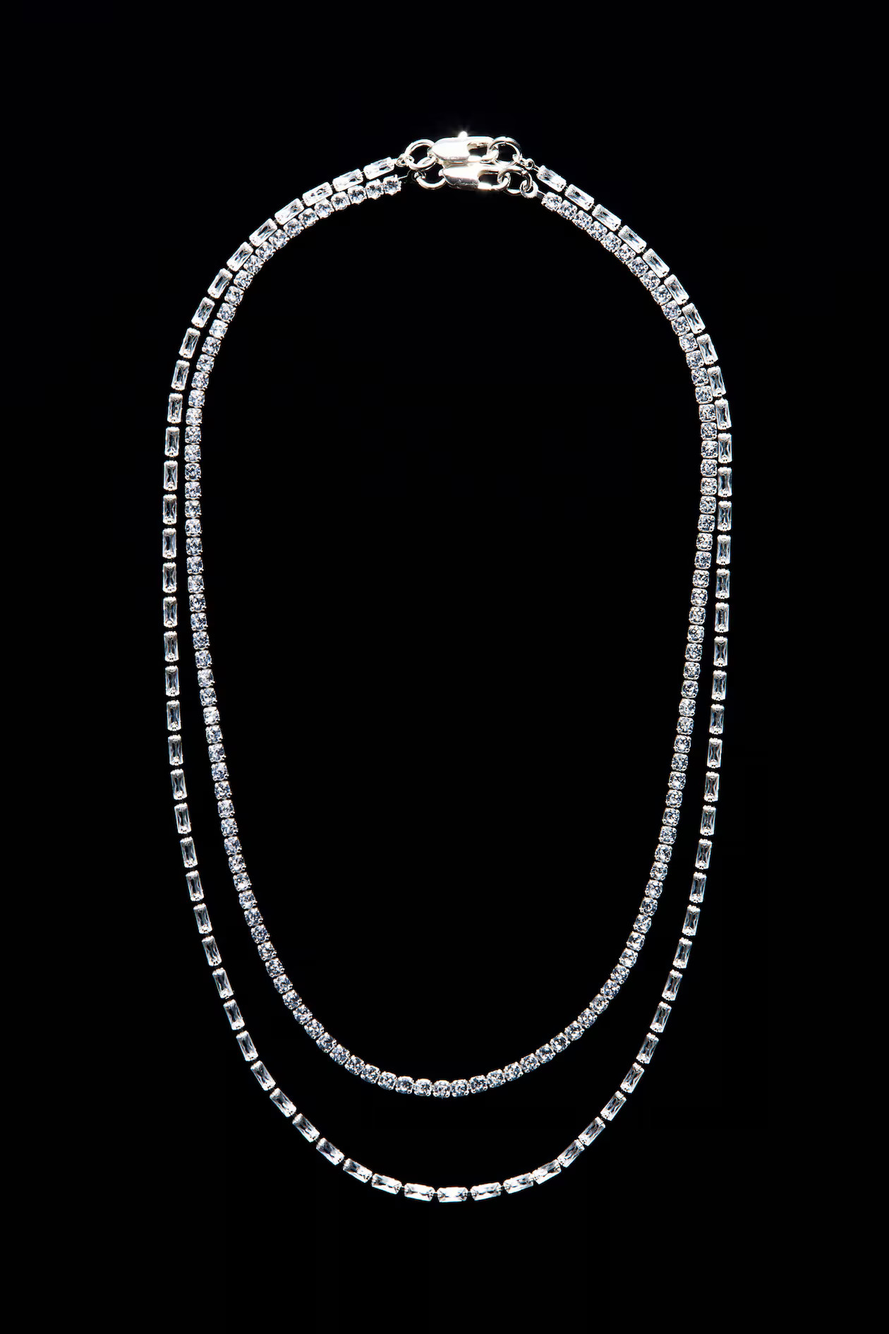 2-Pack Rhinestone Necklaces | H&M (US + CA)