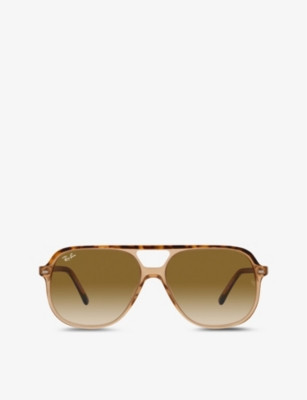 RB2198 Bill square acetate aviator sunglasses | Selfridges