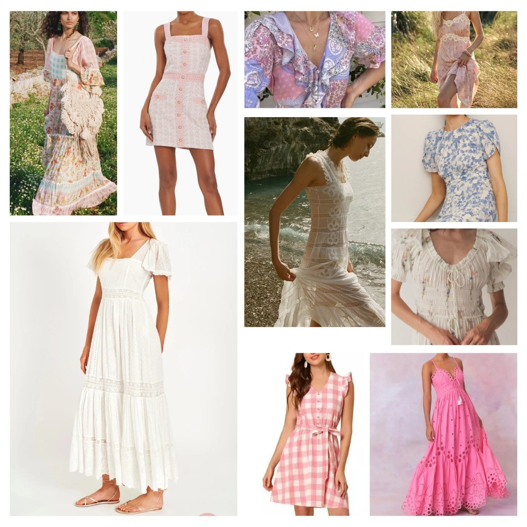 Cottagecore fashion is all about embracing femininity and comfort.  Opt for dresses with puff sleeves, lace detail  and ruffles for an added touch of romance. 

#LTKFamily #LTKParties #LTKSeasonal
