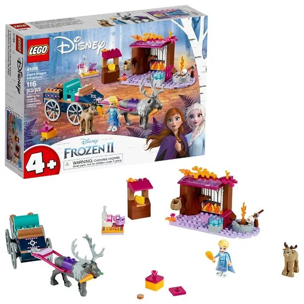 LEGO Disney Frozen II Elsa's Wagon Adventure 41166 Building Kit | Walmart (US)