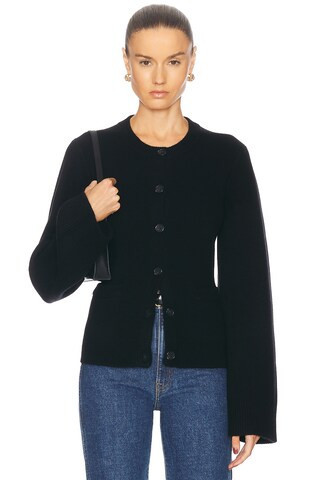 Jenni Kayne Cooper Cardigan in Black | FWRD 
