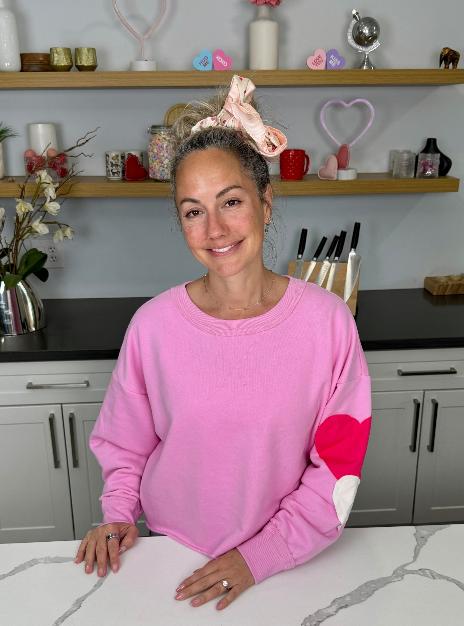 Heart cropped sweatshirt 

#LTKValentine #LTKdayinmylife #LTKSeasonal