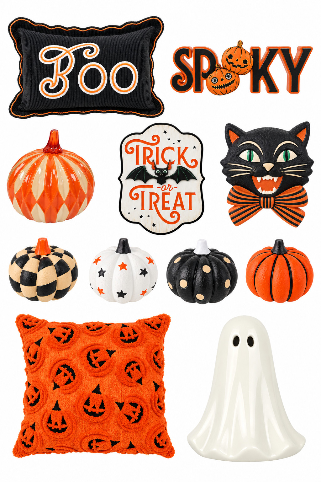 Michael’s Halloween Decor

Michaels may have the clearest read on where Halloween decor is headed in 2026: nostalgia is back in a big way. This collection feels like a love letter to Halloweens past, with vintage pumpkins, black cats, ghosts, witches, bats and old-school orange-and-black color combinations. But there’s a sophisticated side, too, with gothic artwork, dramatic candlesticks and antique-inspired details. Michaels has actually organized its 2026 Halloween assortment around six nostalgic aesthetics, ranging from vintage Americana and carnival-inspired decor to gothic libraries, witchy stories and Victorian romance. 

 #LTKSeasonal #LTKHome