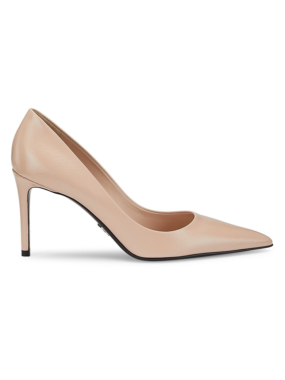 Saffiano Leather Pointed-Toe Pumps | Saks Fifth Avenue
