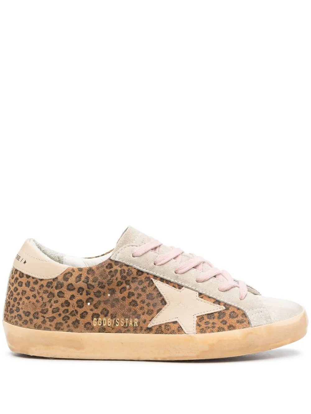 Golden Goose Super-Star leopard-print low-top Sneakers - Farfetch | Farfetch Global