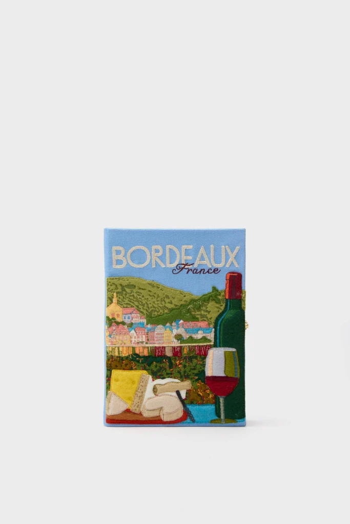 Hortensia Bordeaux Book Clutch | Tuckernuck (US)