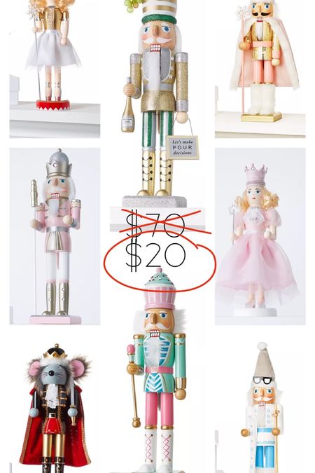 14 inch nutcrackers marked down to $20 from $70! This would be a fun hostess gift! #holidaydecor #christmasdecor

#LTKGiftGuide #LTKHoliday #LTKSeasonal