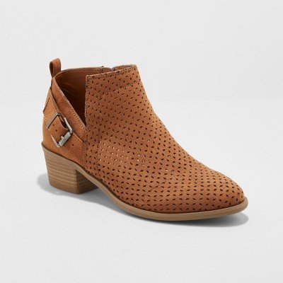 Women's Camdyn Laser Cut Buckle Bootie - Universal Thread™ | Target