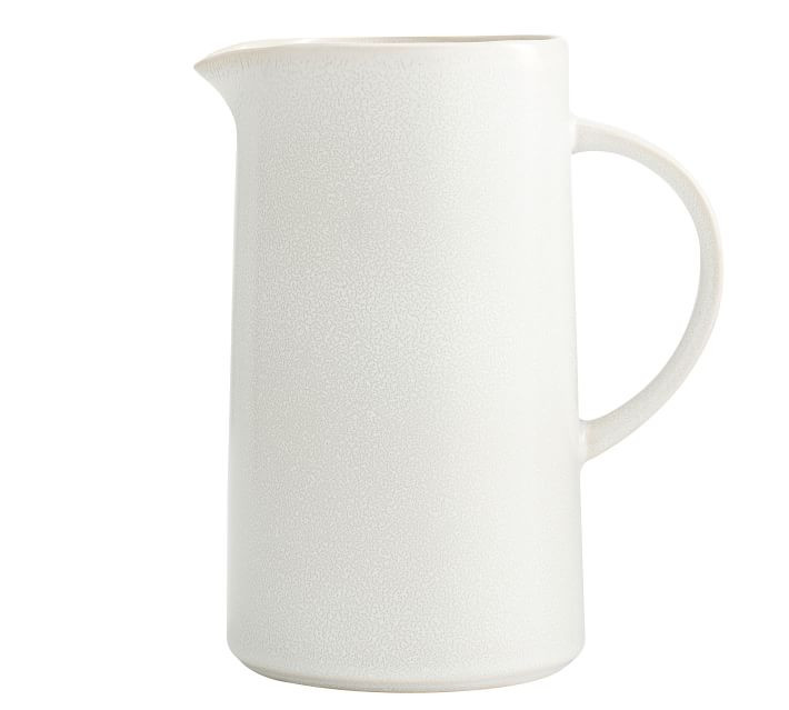 Mason Stoneware Pitcher - Ivory | Pottery Barn (US)