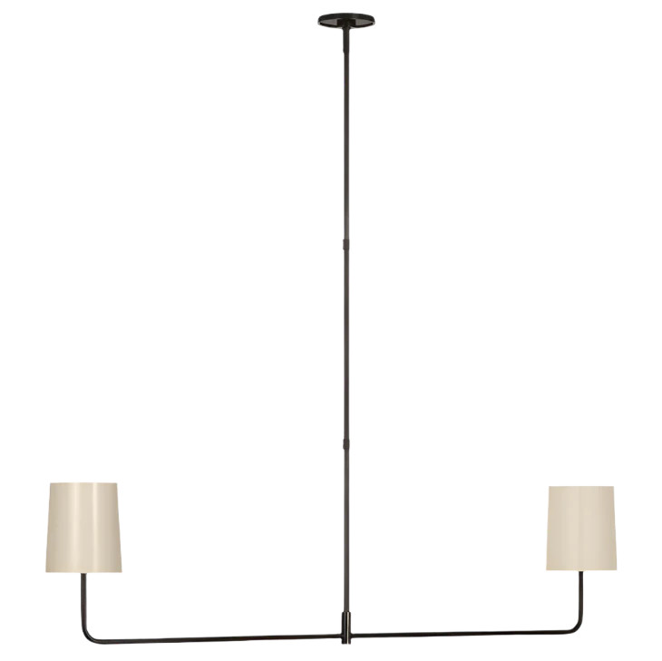 Go Lightly 54" Two Light Linear Chandelier | Stoffer Home