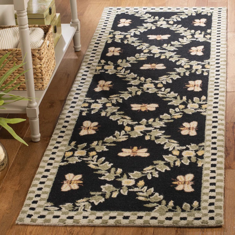 Elara Floral Handmade Wool Area Rug | Wayfair North America