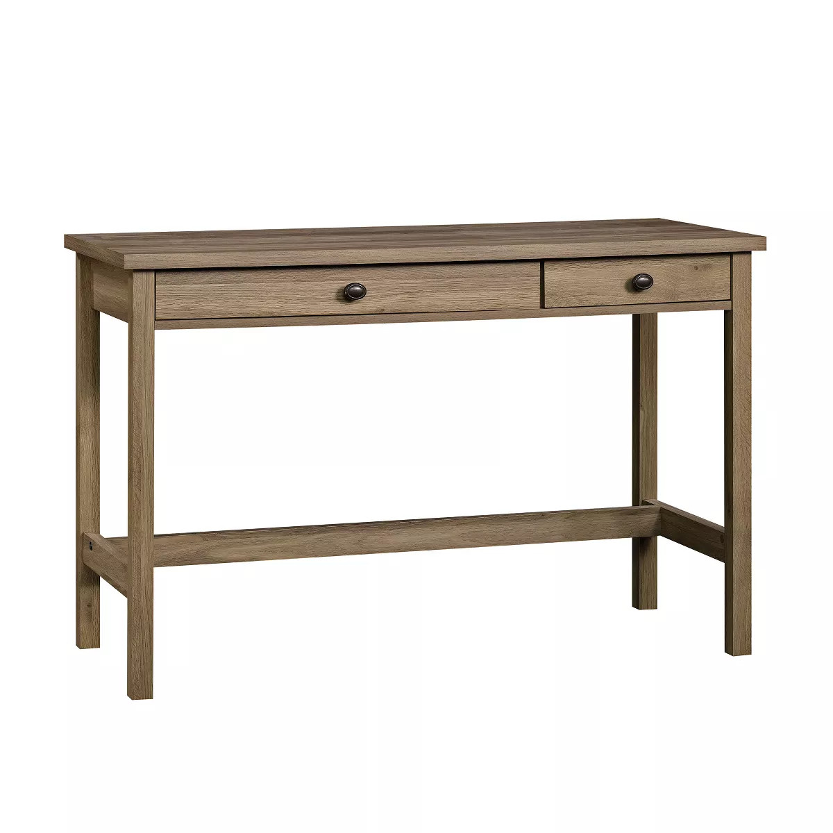 County LineWriting Desk Salt Oak Finish - Sauder: Modern Home Office, 2 Drawers, Computer Worksta... | Target