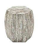 Deco 79 Mother of Pearl Hexagon Accent Table, 16" x 16" x 16", Multi Colored | Amazon (US)
