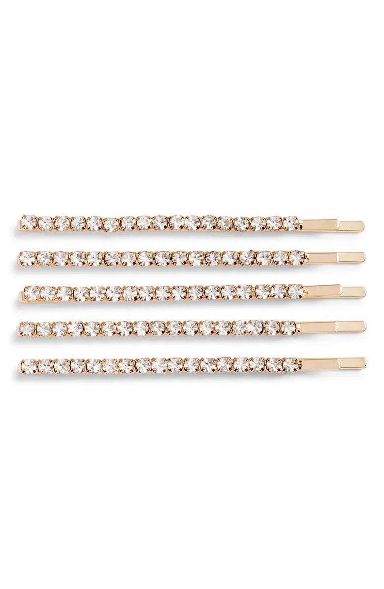 Something Navy 5-Pack Rhinestone Hair Pins (Nordstrom Exclusive) | Nordstrom | Nordstrom