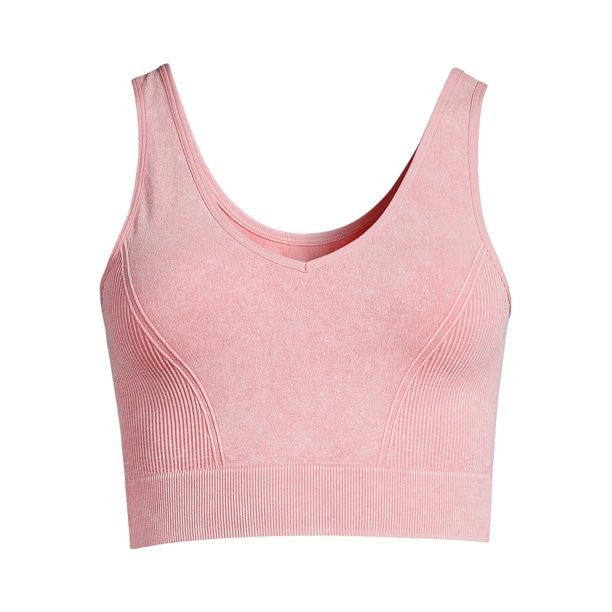 Avia Women’s Recycled Blend V Neck Seamless Cropped Tank | Walmart (US)