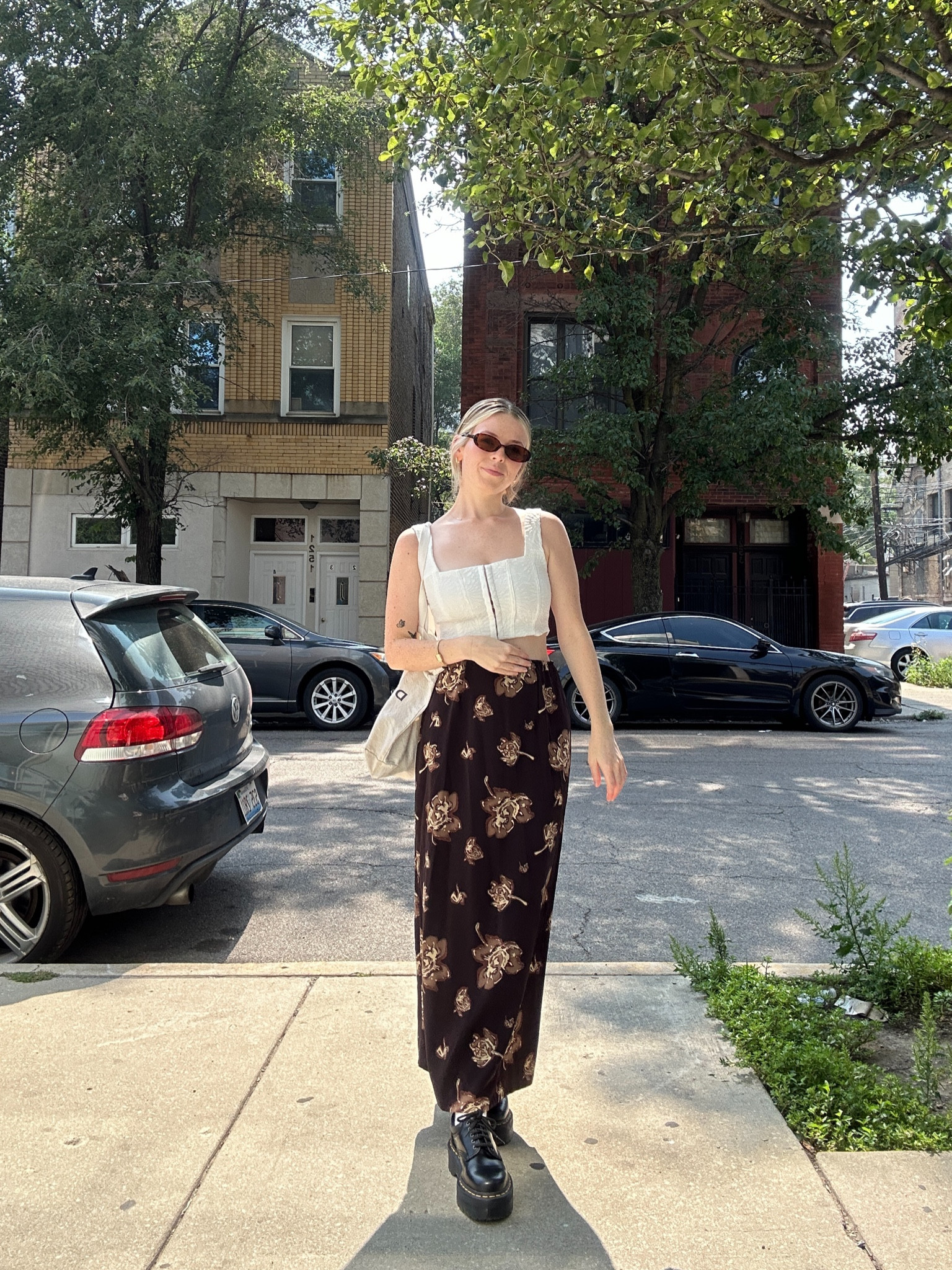 top: princess polly
skirt: thrifted (linked similar)
shoes: dr martens
.
.
.
summer fashion, summer outfits, outfit inspo, outfit ideas, minimal style, casual outfit, casual style,  #summeroutfits #summerstyle #summeroutfitinspo #chicagoinfluencer #midwestinfluencer #outfitinspo #outfitideas #casualstyle #summerlooks #summervibes 

#LTKBacktoSchool #LTKSeasonal #LTKunder100