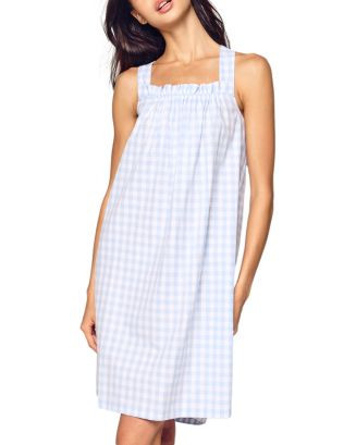 Petite Plume Twill Annabelle Gingham Nightdress  | Bloomingdale's Women | Bloomingdale's (US)