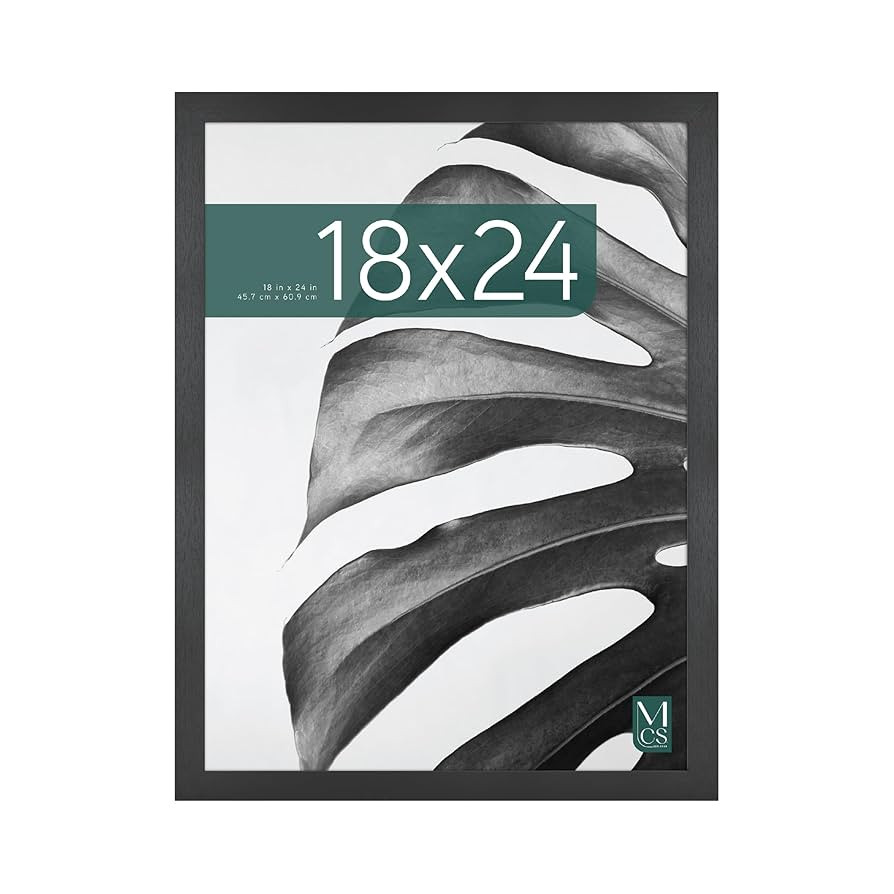 MCS Studio Gallery 18x24 Poster Frame Black Woodgrain, Vertical & Horizontal Wall Hanging Large P... | Amazon (US)