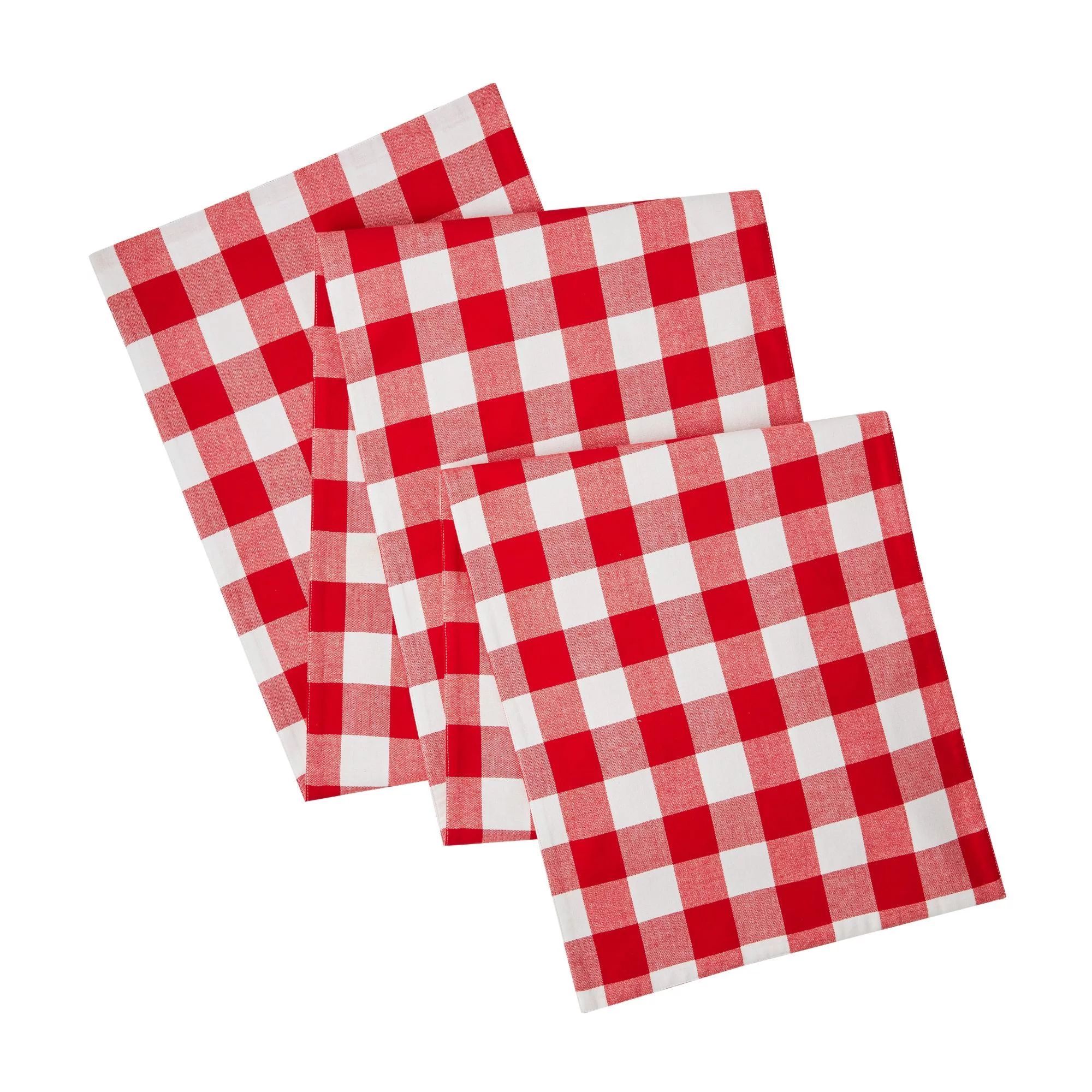 The Pioneer Woman Charming Check Table Runner, Red, 14"W x 90"L | Walmart (US)