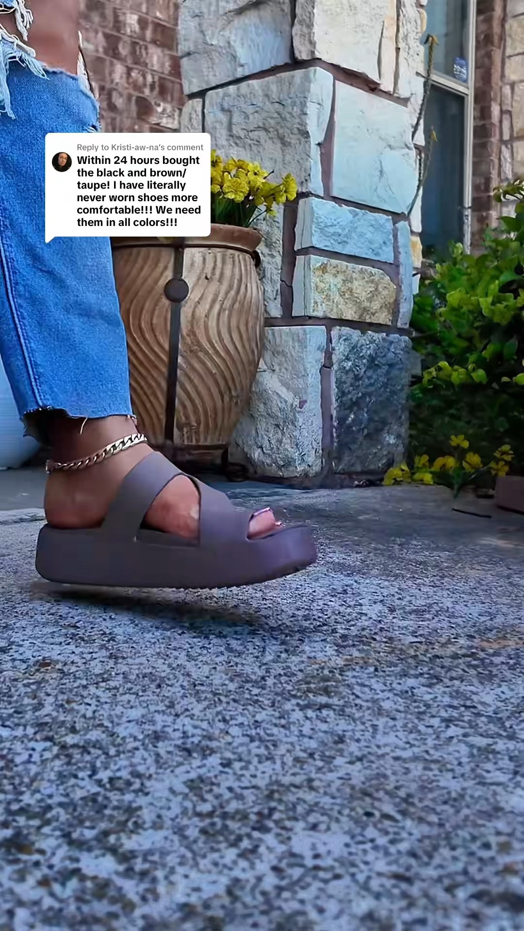 Replying to @Kristi-aw-na ask anyone and they will tell you how COMFORTABLE these Crocs are! #crocs #crocsgetawaytoeloopsandals #crocssandals #summersandals #ad @Crocs  

 #LTKootd #LTKActive #LTKTravel