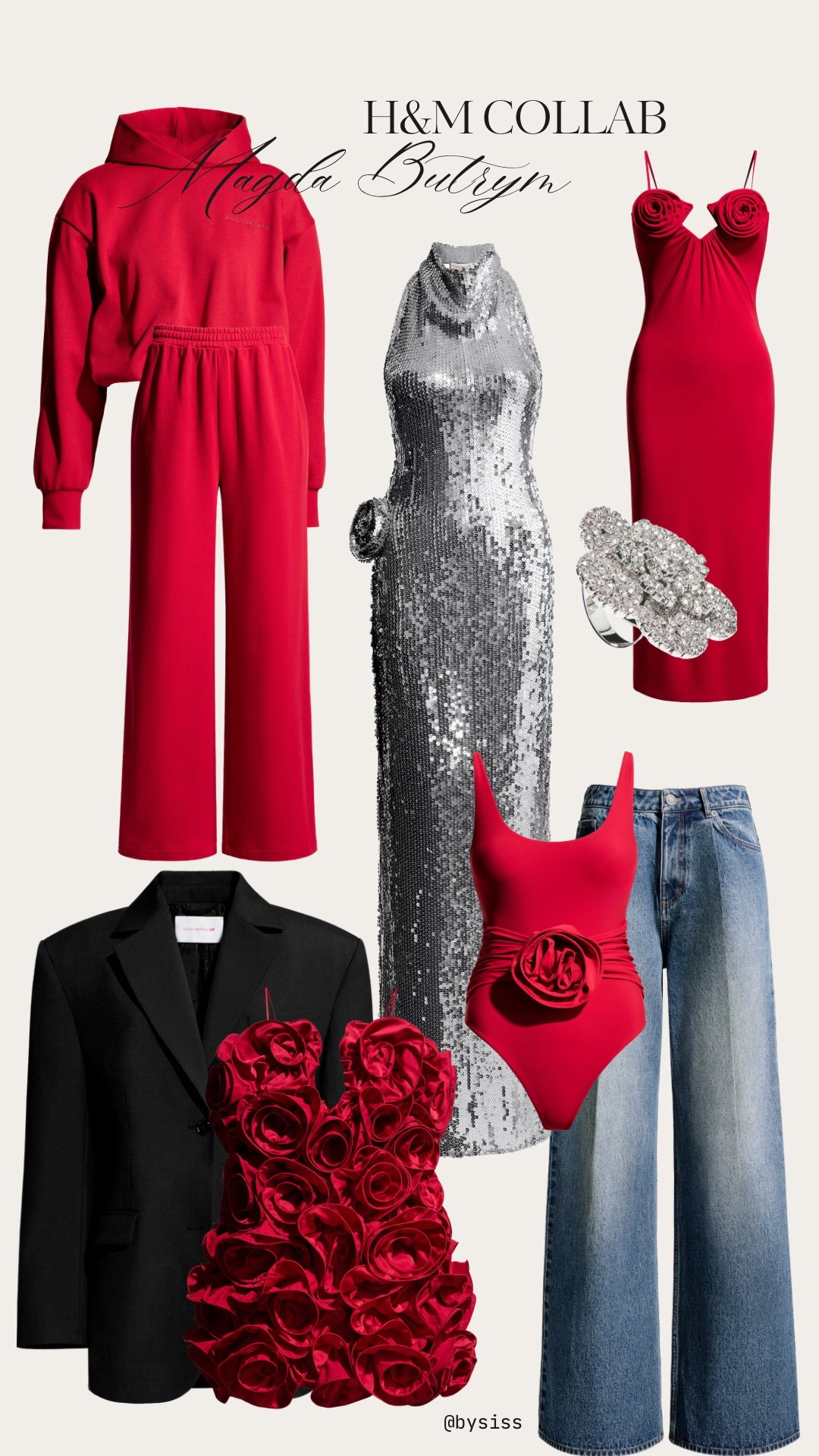 This collab!! Loved this special H&M collab collection of Magda Butrym and especially the sequin dress we adore!! 🌹🌹❤️❤️ 