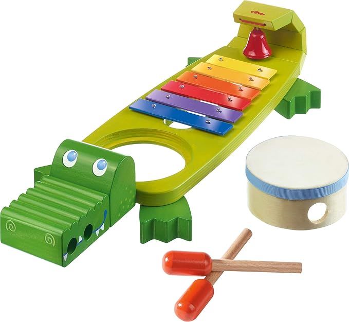 HABA Symphony Croc Music Band Set with 4 Instruments for Ages 2 and Up | Amazon (US)