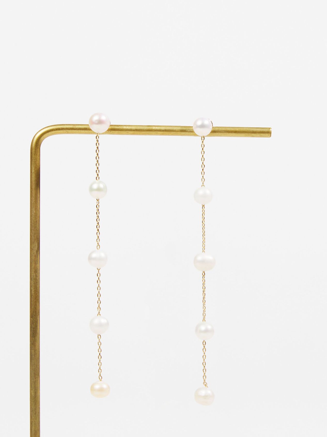 Stacked Pearl Dangle Earrings | Altar'd State