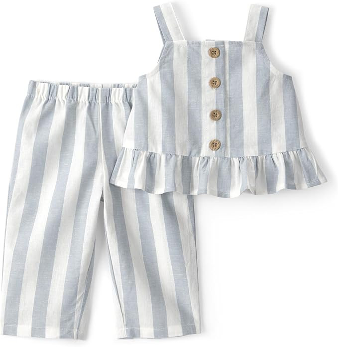 Carter's Baby Girls' 2-piece Pant Set | Amazon (US)