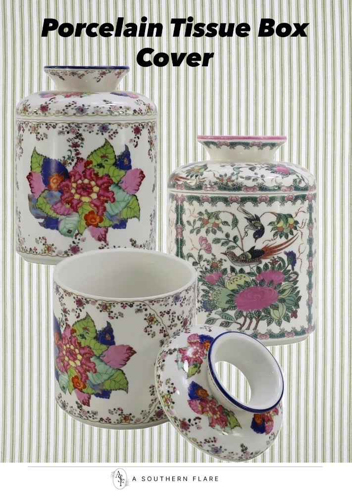 Add a touch of elegance to your space with these beautiful tissue box covers. Perfect for any room! #HomeDecor #ElegantTouches